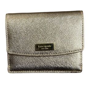 Kate Spade Laurel Way Rose Gold Metallic Wallet